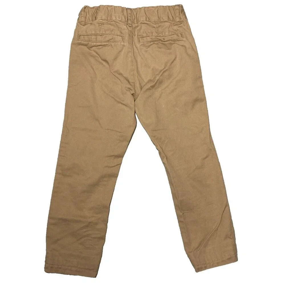 Boys Size 7S Children’s Place Uniform Stretch Pull on Chino Pants
